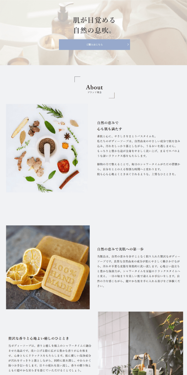 ロカオプサイトデザインテンプレート