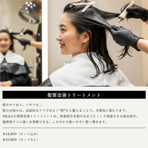 メニュー紹介ページ