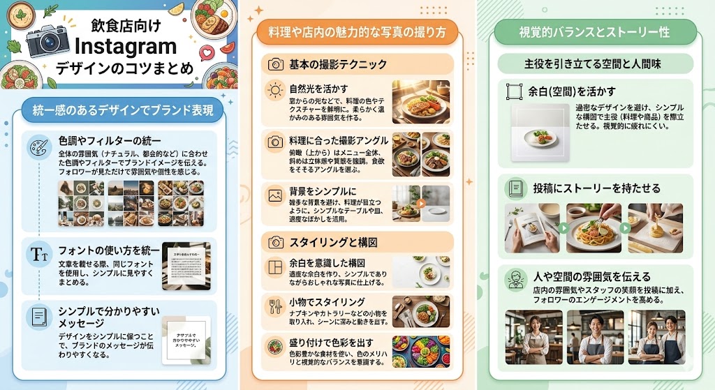 飲食店向けInstagramデザインのコツまとめ